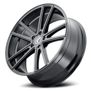 Kraze Lusso 22x9.5 +30 6x139.7mm 106mm Gloss Black