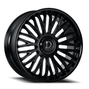 Dolce Luxury Lusso 22x9 +38 5x127mm 71.5mm Gloss Black