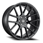 DUB Luxe 24x9.5 +30 6x139.7mm 78.1mm Gloss Black