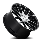 DUB Luxe 22x9.5 +30 6x139.7mm 78.1mm Gloss Black Brushed