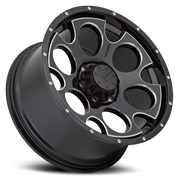 Mamba M17 20x9 +18 5x139.7mm 108.1mm Gloss Black Milled