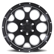 Mamba M17 18x9 +19 5x139.7mm 108.1mm Gloss Black Milled