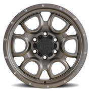 Mamba M19 18x9 +0 8x170mm 125.1mm Bronze Machined Drill Holes