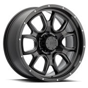 Mamba M19 20x9 +12 5x127mm 78.1mm Matte Black Drill Holes