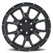 Mamba M19 18x9 +20 6x135mm 87.1mm Matte Black Drill Holes
