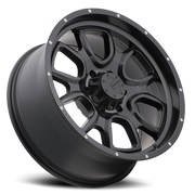 Mamba M19 18x9 +19 8x170mm 125.1mm Matte Black Drill Holes