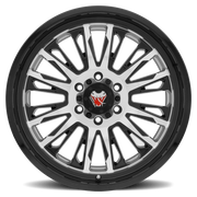 Mamba M21 20x10 -24 6x139.7mm 106.1mm Gloss Black Machined Face