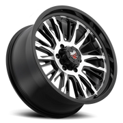 Mamba M21 20x10 -24 8x165.1mm 125.1mm Gloss Black Machined Face