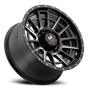 Mamba M22 18x10 -24 5x127mm 78.1mm Matte Black Ball Cut-Drill Holes