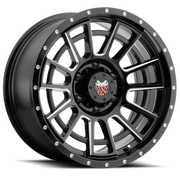 Mamba M22 16x8 +0 6x139.7mm 106.1mm Matte Black Ball Cut-Drill Holes