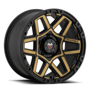 Mamba M23 17x9 +12 6x139.7mm 106.1mm Matte Black Bronze Face