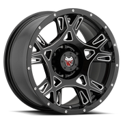 Mamba M24 22x12 -44 5x150mm 110.1mm Gloss Black Ball Cut Accents