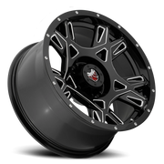 Mamba M24 22x12 -44 5x150mm 110.1mm Gloss Black Ball Cut Accents