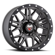 Mamba M25 17x9 -12 6x139.7mm 106.1mm Matte Grey Black Lip Edge