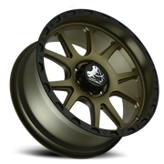 Mamba M27 17x9 +12 5x139.7mm 108.1mm Matte Bronze Black Lip