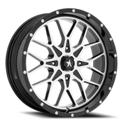 MSA Portal 18x7 +0 4x137mm 112mm Gloss Black Machined