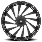 MSA Blade 22x7 +0 4x137mm 112mm Gloss Black Milled