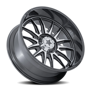 MSA M55 Commander UTV 22x7 +0 5x114.3mm 72.56mm Platinum Machined Face