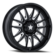 MSA M55 Commander UTV 22x7 +0 4x137mm 110.1mm Gloss Black Milled