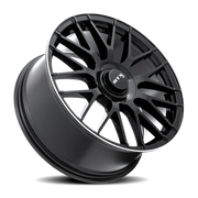 RTX OE MB-01 20x8.5 +38 5x112mm 66.6mm Gloss Black Machined Lip