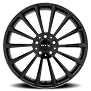 RTX OE MB-02 20x8.5 +38 5x112mm 66.6mm Gloss Black Machined Lip