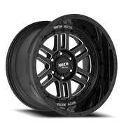 Moto Metal MO800 20x10 -18 6x135mm 87.1mm Gloss Black Milled