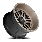 Moto Metal MO800 20x12 -44 5x127mm 71.5mm Satin Black Bronze Tint