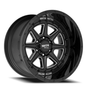 Moto Metal MO801 20x10 -18 5x127mm 71.5mm Gloss Black Milled