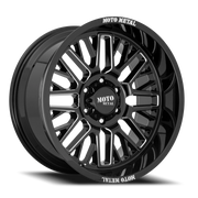Moto Metal MO802 20x9 +18 5x150mm 110.1mm Gloss Black Milled