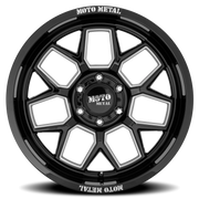 Moto Metal MO803 20x10 -18 6x135mm 87.1mm Gloss Black Milled