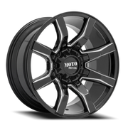 Moto Metal MO804 20x9 +18 6x120mm 78.1mm Gloss Black Milled