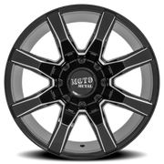 Moto Metal MO804 22x12 -44 6x135mm 106.1mm Gloss Black Milled