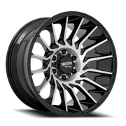 Moto Metal MO807 22x12 -44 5x127mm 71.5mm Gloss Black Machined
