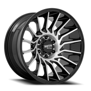 Moto Metal MO807 20x10 -18 6x139.7mm 106.1mm Gloss Black Machined