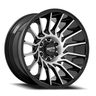 Moto Metal MO807 22x10 -18 8x170mm 125.1mm Gloss Black Machined