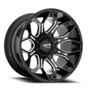 Moto Metal MO808 20x9 +0 5x127mm 78.1mm Gloss Black Milled