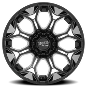 Moto Metal MO808 20x9 +0 8x180mm 124.2mm Gloss Black Milled