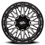 Moto Metal MO809 22x12 -44 5x127mm 78.1mm Gloss Black Machined