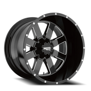 Moto Metal MO962 20x10 -24 5x139.7mm 110.1mm Gloss Black Milled