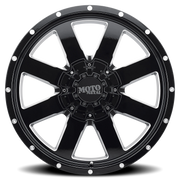 Moto Metal MO962 20x10 -24 8x165.1mm 125.1mm Gloss Black Milled