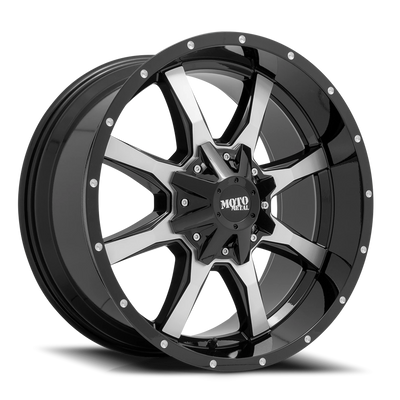 Moto Metal MO970 18x9 +18 5x114.3mm 74.1mm Gloss Black Machined Face