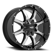Moto Metal MO970 17x8 +0 6x135mm 106.1mm Gloss Black Machined Face
