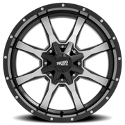 Moto Metal MO970 16x7 +42 5x160mm 65.07mm Gloss Black Machined Face