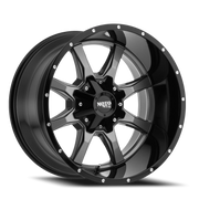Moto Metal MO970 20x9 +18 8x180mm 124.2mm Gloss Gray Gloss Black Lip