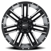 Moto Metal MO978 20x10 -24 8x180mm 124.2mm Satin Black Machined