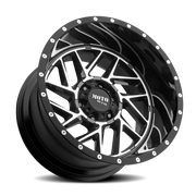 Moto Metal MO985 20x9 +18 6x139.7mm 106.1mm Gloss Black Machined