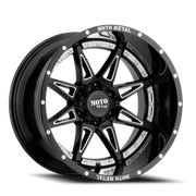 Moto Metal MO993 20x10 -18 6x139.7mm 106.25mm Gloss Black Milled