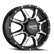 Moto Metal MO995 Dually 20x8.3 +127 8x165.1mm 125.5mm Gloss Black Machined