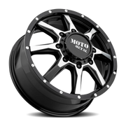 Moto Metal MO995 Dually 17x6.5 +111 8x165.1mm 125.5mm Gloss Black Machined