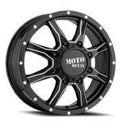 Moto Metal MO995 Dually 20x8.3 +127 8x165.1mm 125.5mm Satin Black Milled